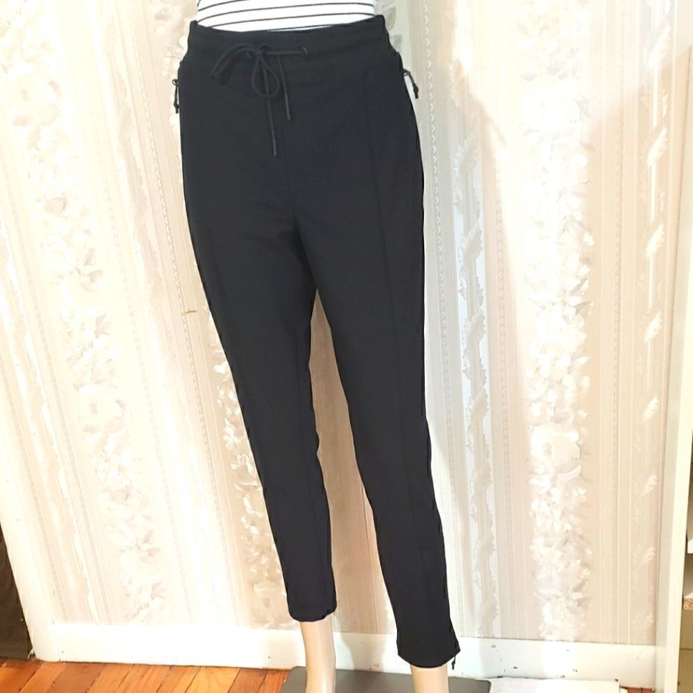 Express Drawstring Waistband Ankle Pants